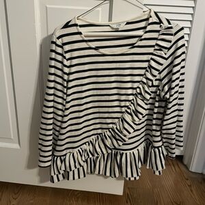 Gently used Crown and Ivy striped top